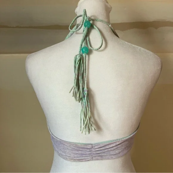Victoria's Secret Reversible Boho Bikini Set in Aquamarine & Lavender size Small - Picture 10 of 12